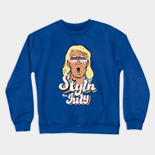 Flare on 4th of July Crewneck Sweatshirt